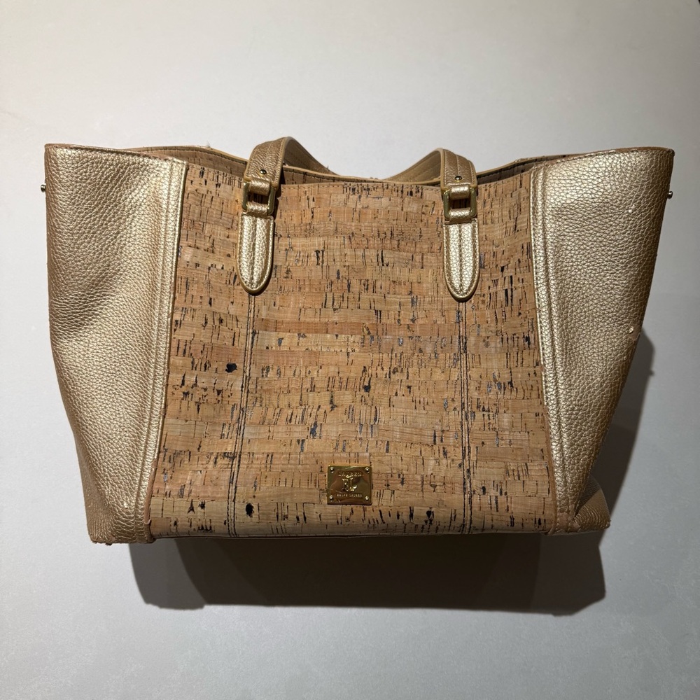 Ralph Lauren cork leather Tan Bag